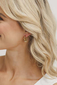 Jewellery: Other Things Romeo Earrings Gold 2012