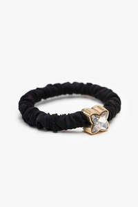 Hair Accessories: Antler Fleur Black Hair Tie