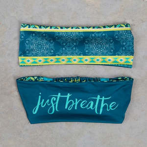 Hair Accessories: Natural Life Headband Sweat Happy Just Breathe 349