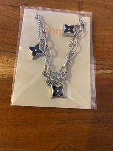 Some Black Lucky Silver Bracelet 090