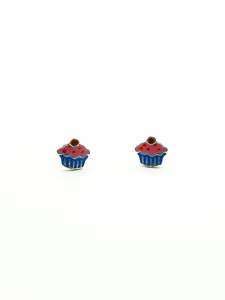 Jewellery: Some Sterling Silver Cupcake Earrings 862