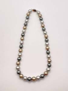 Jewellery: Some Planet Bead Faux Pearl Necklace 129