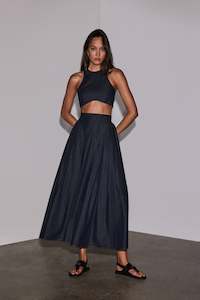 Tops: Lola Top in Indigo Denim