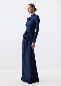 Opening: Elyse Dress in Midnight Blue