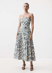 Opening: Aria Dress in Blue Floral