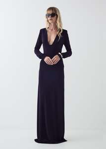 Opening: Maxwell Dress in Aubergine