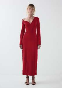 Bennet Dress in Scarlet