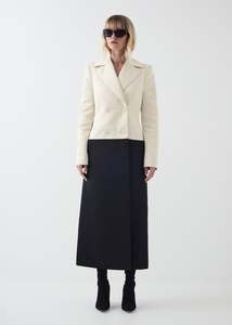 Opening: Betty Coat in Ivory & Black