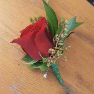 Boutonnière ~ Rose Buttonhole