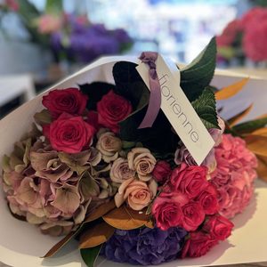 Hydrangeas and Roses