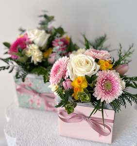 Sympathy Flowers: Blooms In A Box
