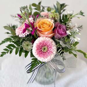 Seasonal Posy in a Vase