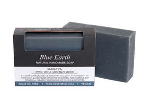 Blue Earth Soaps: Blue Earth Man-tra Soap 85g