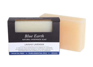 Blue Earth Soaps: Blue Earth Lavishly Lavender Soap 85g