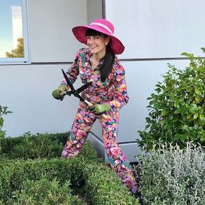 Flouncy Womens Overalls New Florals: Florally - Flouncy Overalls