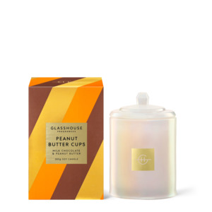 Candles Diffusers: Glasshouse Fragrance Peanut Butter Cups 380g Candle