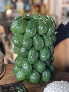 Ceramic Avocado Vase