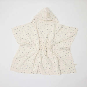 Bath Body: Organic Muslin Hooded Towel | Enchanted Garden