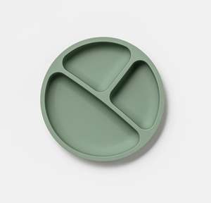 Kitchen Dining: Silicone Plate | Soft Moss
