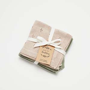 Organic Cotton Wash Cloths | Fawn