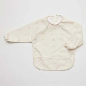 Baby: Longsleeve Waterproof Bib | Rainbow
