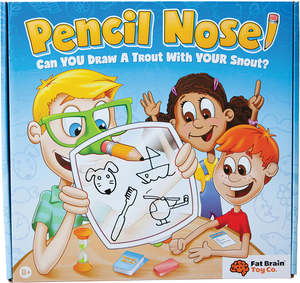 Kids Toys: Pencil Nose Game
