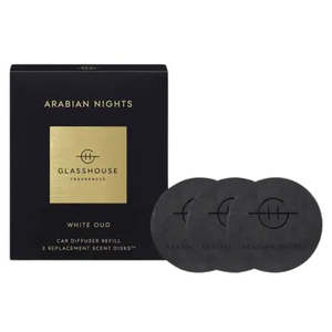 Glasshouse Fragrances- 3 Replacement Scent Disks in Arabian Nights