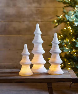 Light Up Woven Cone Tree | Large