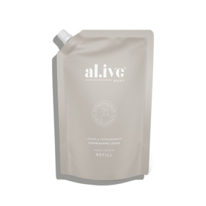 Al Ive: al.ive dishwashing liquid refill - lemon & pomegranate