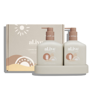 Al Ive: al.ive baby hair & duo set - calming oatmeal