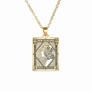 Accessories: Little Taonga Wahine Stamp Necklace
