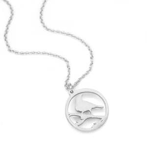 Jewellery: Little Taonga Tui Silver Necklace