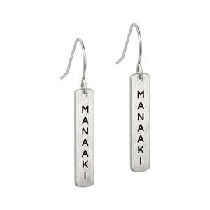 Little Taonga Manaaki Silver Earrings