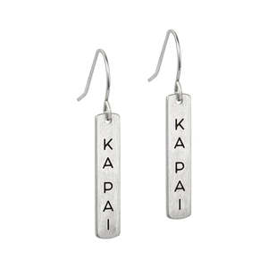 Jewellery: Little Taonga Ka Pai Silver Earrings
