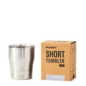 Accessories: Huski Short Tumbler | Brushed Stainless