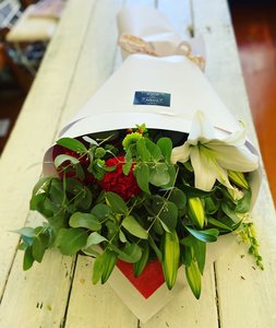 Products: Christmas Bouquet of festive flowers - Flourish Floral Designs