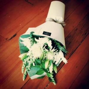 Classic Green and White Bouquet - Flourish Floral Designs