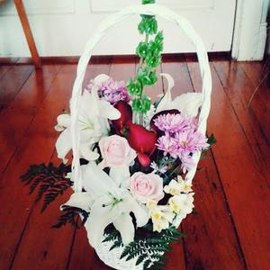 Traditional Flower Basket - Flourish Floral Designs