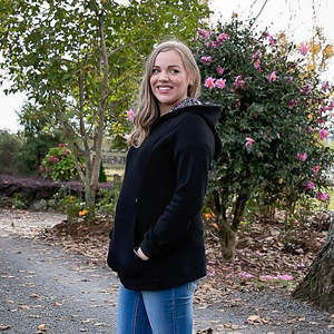 Flourish Range: Vintage Bloom Breastfeeding Hoodie