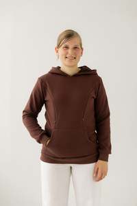 Chocolate Brown Breastfeeding Hoodie
