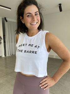 Crop Tank - Meet me at the Barre