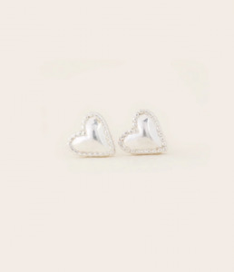 Products: Heart Truth Studs - Silver
