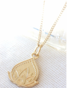 Products: Lotus New Beginnings Necklace - Gold