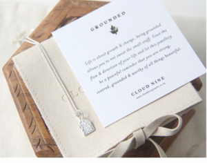 Petite Grounded Necklace - Silver