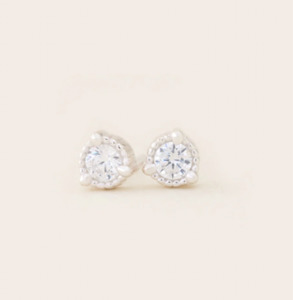 Sparkle Studs - Sterling Silver