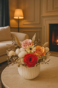 Products: Sunset Hue Vase Arrangement Flower Boutique