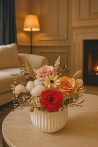 Products: Sunset Hue Vase Arrangement Flower Boutique