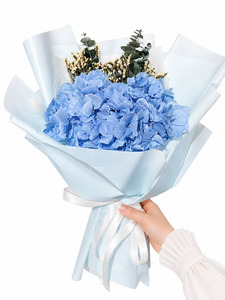 Products: Blue Hydrangea Flower Bouquet Flower Boutique
