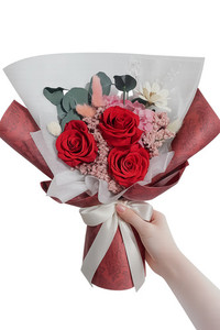 Products: Elegant Red Roses Bouquet Flower Boutique