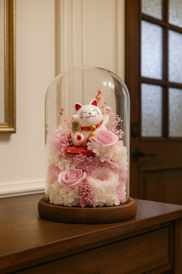 Products: Lucky Cat Roses Dome Flower Boutique